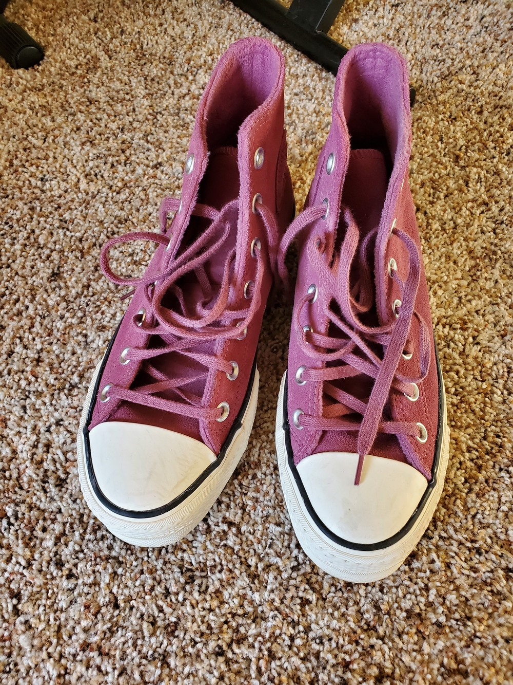 Suede Platform Sneakers